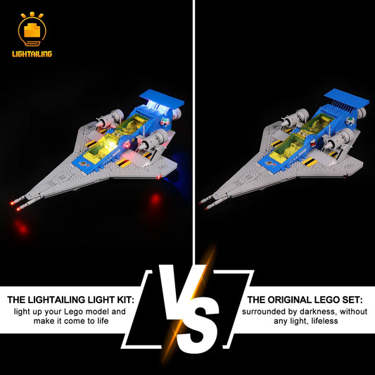 Led Light Kit for Legos Galaxy Explorer Space 10497 Building Set Model(Not Include the Building Set)